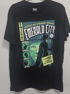 Emerald City Graphic Tee - Black